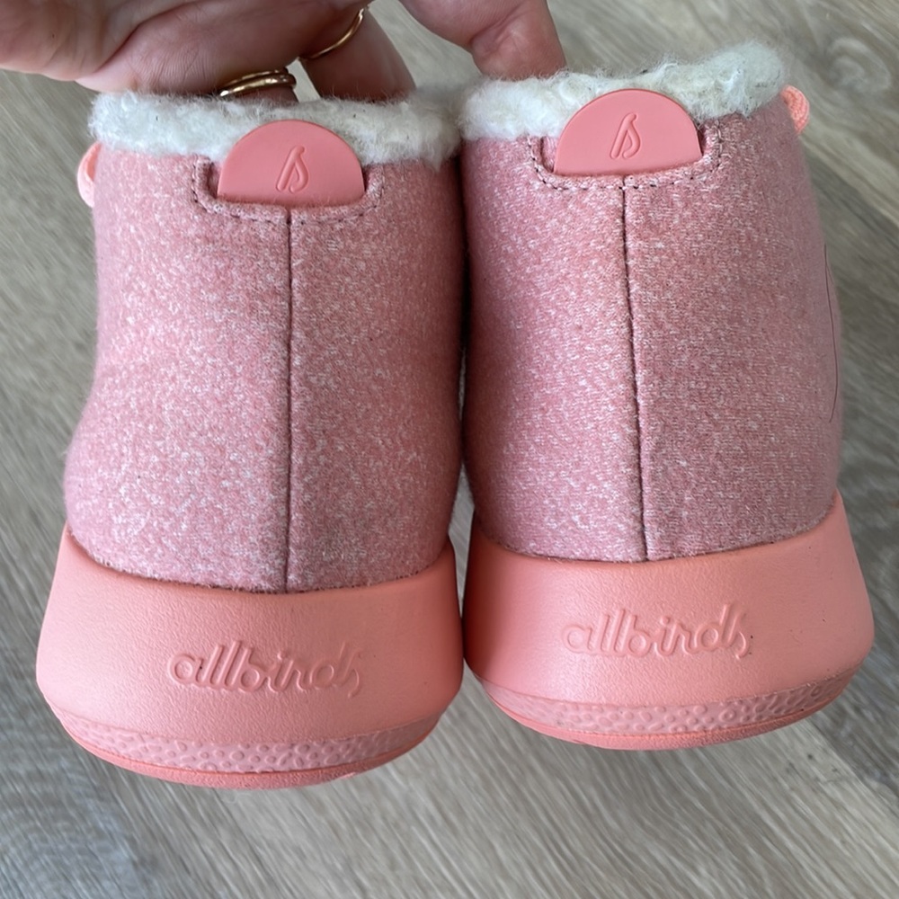 AllBirds Pink Wool Runner-up Mizzle Fluffs size 10 - Picture 5 of 7